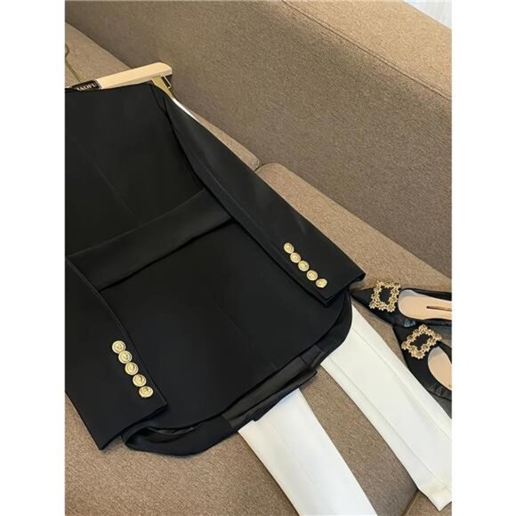 Double-Breasted Slim Fit Blazer - Picture 4 of 5